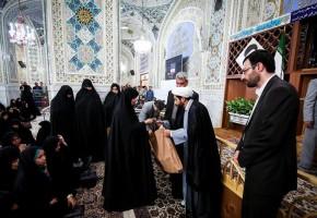 مراسم نکوداشت شهدای مدافع حرم شهرستان نیشابور در حرم مطهر رضوی برگزار شد