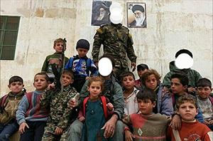 عکس یادگاری «مدافعان حرم» در منطقه جنگی