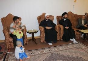 دیدار نماینده ولی فقیه در استان اردبیل و مسئولین با مدافعان حرم