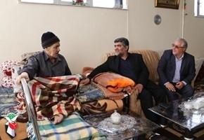 عیادت از جانبازان توفیقی از سوی خداوند است