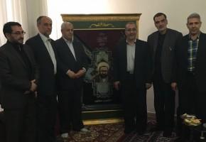 دیدار مدیر کل بنیاد تهران با همسر شهید مطهری