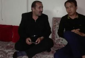 دیدار رییس بنیاد شهید ورامین با برادر شهید مدافع حرم عنایت احمدی