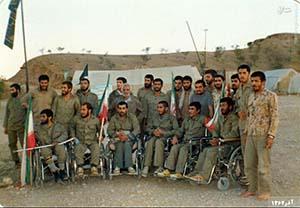 پابرهنه در محضر جانبازان