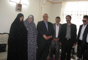 نشست معتمدين معين در منزل شهیدان رضاخانی برگزار شد