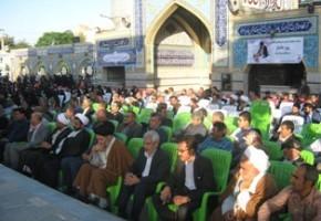 مراسم تجلیل 2500 ایثارگر در خمین برگزار شد