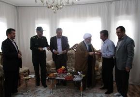 مسئولان عالی از 10 جانباز شهرستان نمین دیدار کردند