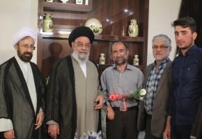 از جانباز 70 درصد «محمد باقری» تجلیل شد