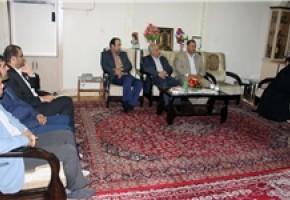 دیدار مدیرعامل آبفای منطقه 6 با 4 خانواده شهید شهرری