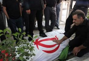 پدر شهید حسن پاکدامن مهمان فرزندش شد