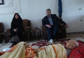 دیدار طرح ضیافت با خانواده معظم شاهد و جانبازان در شهرستان پارس آباد