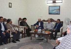 بخشدارخاوران با خانواده معظم شهدا دیدار کرد