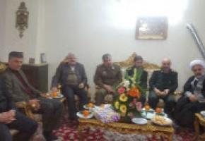 سرکشی و دیدار با خانواده معظم شهدا یک ارتباط معنوی است