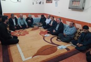 دیدار با خانواده جانباز شهید کیان علیخانی در شوش