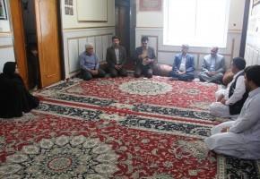 دیدار مدیرکل بنیاد سیستان و بلوچستان با خانواده های شهدای پرواز ایرباس