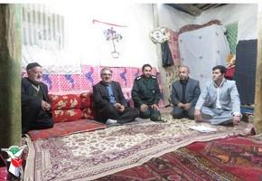 از خانواده شهید نورمحمدی در روستای گلی چاراویماق دیدار شد