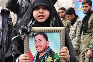 حال و هوای دختران شهدای مدافع حرم در روز دختر