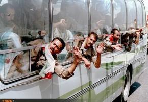 عبور کاروان نمادین آزادگان سرافراز در اهواز