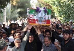 جانباز شهید «حسین ذبیحی» در جوار همرزمان شهیدش آرام گرفت