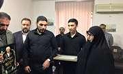 تقدیر سرلشکر ایزدی از خانواده شهید خرسندی امام جمعه کازرون