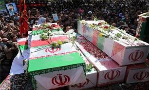 میزبانی شیراز از پیکر مطهر 10 شهید دفاع مقدس و مدافع حرم