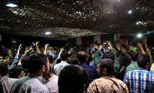 وداع پرشور با پیکر شهید ثامنی‌راد در معراج‌الشهدا