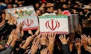 پبکر دو آلاله گمنام دفاع مقدس در کجور مازندران خاکسپاری شد
