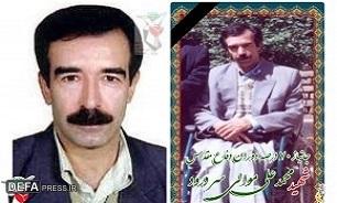 برگزاری مجلس ترحیم جانباز شهید «محمدعلی موالی سردرود» در تبریز