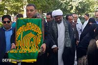 حضور کاروان «زیر سایه خورشید» در حرم شهدای گمنام بوستان «زمزم»