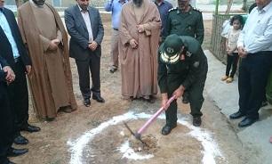 کلنگ‌زنی یادمان شهدای گمنام شهر دلوار