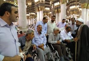 کاروان ویژه حج جانبازان وارد مدینه منوره شد