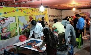 برپایی غرفه دفاع مقدس در جشنواره تابستانی کرمان