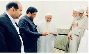 دیدار با خانواده شهدا در خاش