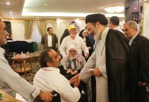 دیدار نماینده ولی فقیه در امور حج و زیارت با اعضای کاروان حج جانبازان