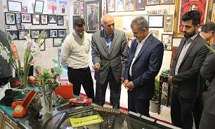 افتتاح نمایشگاه خبرنگار شهید علیرضا افشار در گلزار شهدای تهران