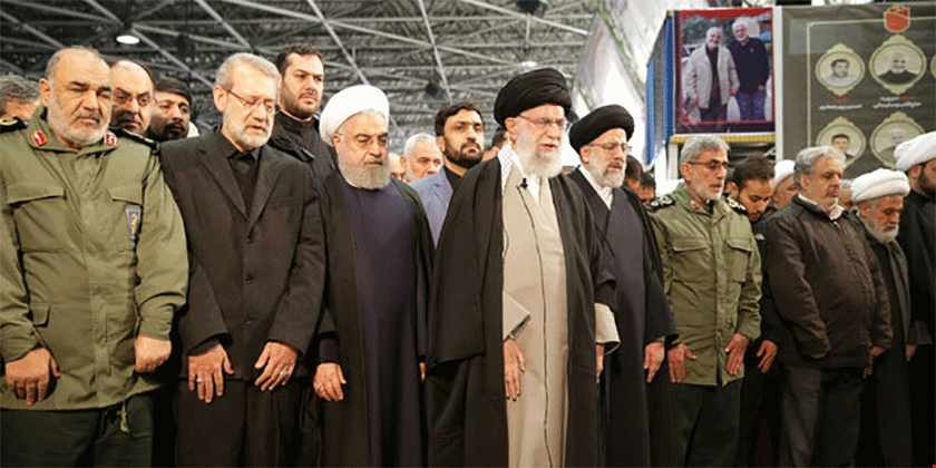 عبارتی که رهبر انقلاب ۳ بار در نماز بر پیکر سردار سلیمانی تکرار کردند