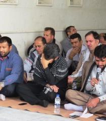 مراسم پرفیض زیارت عاشورا در جوار شهدای گمنام کوه نورالشهداء برگزار شد