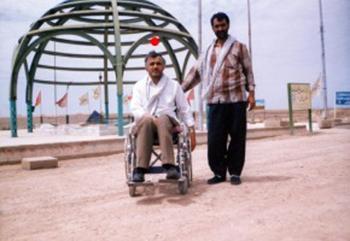 جانباز قطع نخاع مشهدی به همرزمان شهیدش پیوست