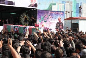 تصاویر/ تشییع پیکر پاک شهید محسن کمالی دهقان