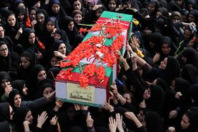 تصاویر/ تشییع پیکر شهدای گمنام - ملایر