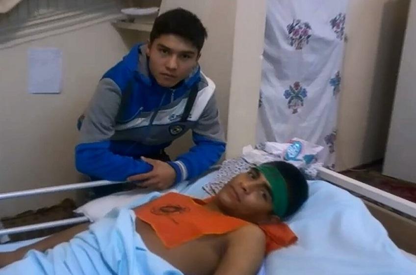  مدافع حرم بر بالین همرزمش