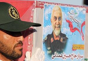 تصاویر/ استقبال با شکوه مردم همدان از پیکر مطهر سردار شهید همدانی