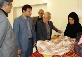 دیدار با مادر شهید،جانباز و همسر شهید عبدالزهرا شریفی ، اهواز