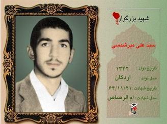 مروری بر یاد و خاطره شهید سید علی میرشمسی +تصاویر