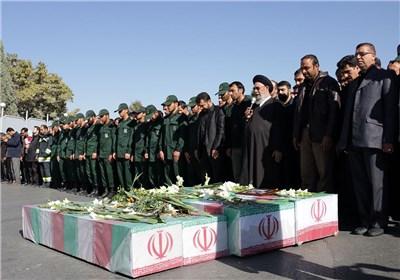 پیکر مطهر ۶ شهید در اصفهان تشییع می‌شود