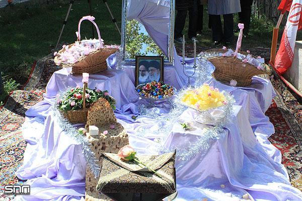 بابا به سفره عقد دختر رسید