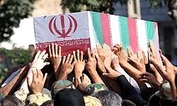 پیکر مطهر شهید مرادی در کرمانشاه آرام گرفت