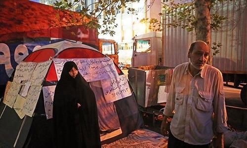 اعتراض 8 روزه «جانباز چادرنشین» بی نتیجه ماند!