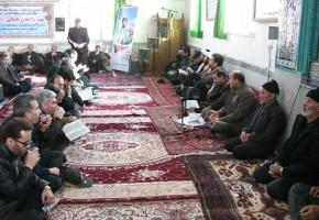 برگزاری مجلس یادبود شهدا در زنجان و طارم