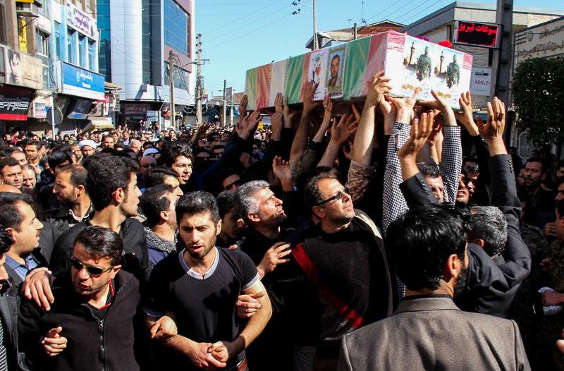 تشییع پیکر شهید هادی جعفری در آمل