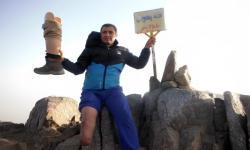 صعود جانباز 50 درصد به قله یخچال همدان